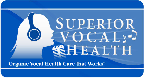 Superior Stage Fright vocal health logo.